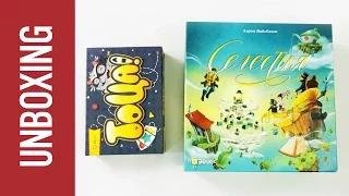Настольные игры «СЕЛЕСТИЯ» и «ТОЦА!»: распаковка // Celestia, Toca boardgame Unbox