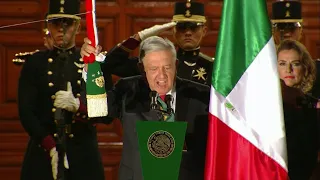 Mexican president's first 'El Grito' kicks off Independence Day celebrations | AFP