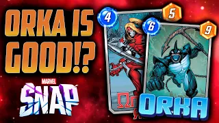 The First Decent ORKA Deck ever! So FUN!! - Marvel Snap