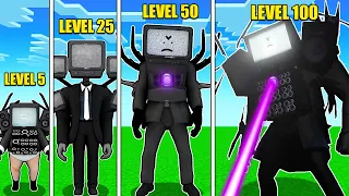 TITAN TV MAN SEVİYELERİ 😱 - Minecraft