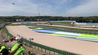 First lap of Misano MotoGP race 2019 from Brutapela Gold stand