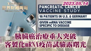 胰臟癌治療重大突破 客製化mRNA疫苗試驗露曙光 TVBS文茜的世界財經周報 20230514