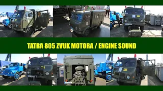 TATRA  805  ZVUK MOTORA /ENGINE SOUND-TATRA 805