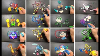 Making Poppy Playtime, Gas Mask, Killy Willy, Bunzo Bunny (FNF song, Pancake art Challenge)