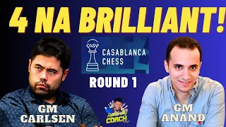 4 BRILLIANT MOVES! GRABE TINDI! Nakamura vs Amin! Casablanca Chess 2024