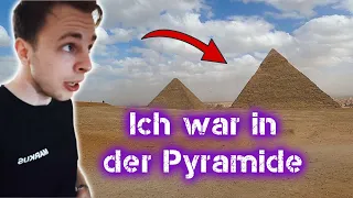 Durchgang durch die Pyramiden von Gizeh in Ägypten