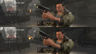 Split screen in Call of Duty: Vanguard on PS5 runs at a buttery smooth 60 FPS, looks next-gen!👍🏻