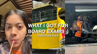 What I got for BOARD EXAM!! (stationary haul) | Dia Gautam #exampreparation #haul #stationery