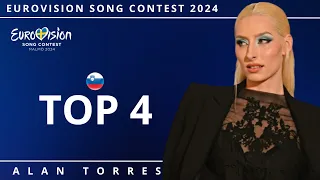 TOP 4 | EUROVISION SONG CONTEST 2024 | + SLOVENIA