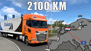 ETS2 Long Delivery (Amsterdam to Pristina) Netherlands to Kosovo | Euro Truck Simulator 2