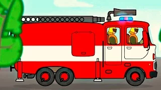 Gros véhicules pour petits enfants - Camion de pompiers