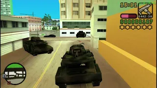 GTA VCS 6 Star Shootout + Tank Rampage and Escape