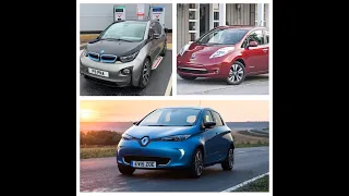 FIVE USED AFFORDABLE ELECTRIC CARS in the UK