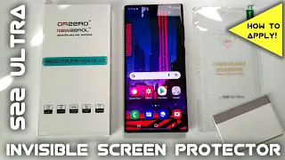 Samsung Galaxy S22 Ultra Best Screen Protector? Installation & Review | S22 Ultra Screen Protector