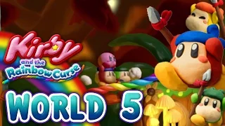 Kirby and the Rainbow Curse: World 5 (4-Player)