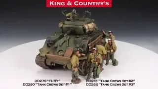 King & Country - World War II - Fury Sherman Tank