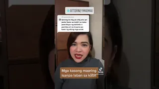 Mga Kasong Maaring Isampa Laban sa Kabit