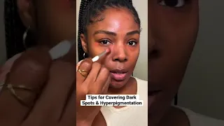 How to Color Correct and Conceal Blemishes #shorts #makeup #contentcreator #darkspots #acne