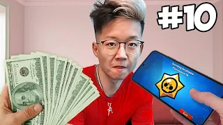 10 YouTubers vs $1000 Brawl Stars Challenges!