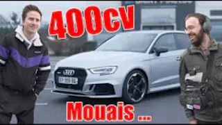 Essai Audi RS3 : On s'est vraiment fait chier (au moins c'est dit) [REUPLOAD VILEBREQUIN]