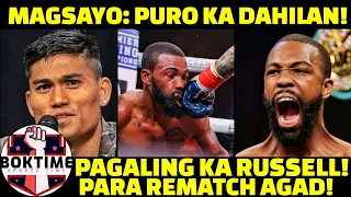 Magsayo SINAGOT ang PAGDADAHILAN Ni RUSSELL! | PAHIYA Si Russel! LUMABAS NA ANG TOTOO! | BOXING NEWS