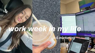 WORK WEEK IN MY LIFE | 9-5 Marketing