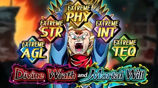 ALL EXTREME TYPES VS DIVINE WRATH & MORTAL WILL STAGE 9 CLEAR! (DBZ: Dokkan Battle)