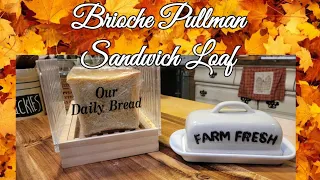 Brioche Pullman Sandwich Loaf