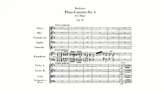 Beethoven: Piano Concerto No. 4 in G major, Op. 58 (with Score)