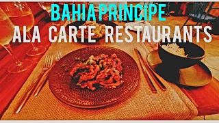 Bahia Principe, Aquamarine "Ala Carte" Restaurants that we didn't know.#puntacana #travel #foodie