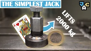 World simplest screw JACK / Mechanical jack made of NUT and BOLT