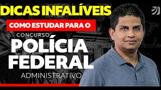 Como estudar para o concurso da Pf Administrativo | Aula 2