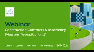 Webinar: Construction Contracts & Insolvency   What are the Implications