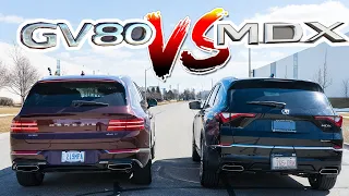 2022 Acura MDX vs 2021 Genesis GV80, incomparable!