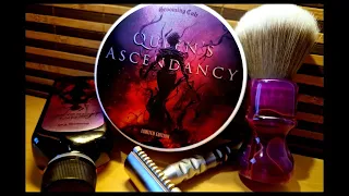 Ξύρισμα με/Wet Shave with Grooming Cult's "Queen's Ascendancy" (English Subtitles)