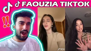 **THE QUEEN OF TIK TOK** 7 minutes of Faouzia singing on Tiktok ✨❤️ | ARAB GUY REACTION