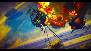 GTA V - AIRPLANE CRASHES & EMERGENCY LANDINGS |EXPLOSIONS & SLOW MOTION| #2