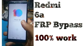 REDMI 6A FRP UNLOCK WITHOUT PC | REDMI 6A FRP BYPASS  | MIUI 10 REDMI 6A FRP UNLOCK | Parsuram Lenka
