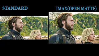 Avengers Infinity War Battle in Wakanda Standard Vs IMAX(Open Matte) Comparison