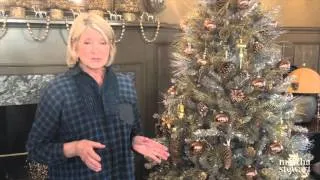 A Tour of Martha's Holiday Decorated Living Room