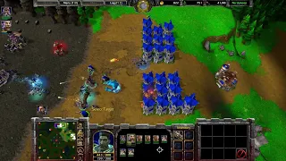 1 vs 3 insane A.I. computers - how to win in under 30 minutes - WC3