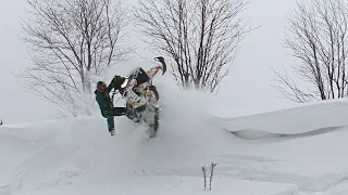 Экстрим 1 Января 2017 года. Октябрьские проходимцы в сторою, разматывают очередной овражек.(Хоповер)