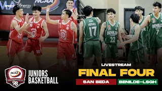 NCAA Season 98 | San Beda vs. Benilde-LSGH Final Four (Jrs. Basketball) | LIVESTREAM