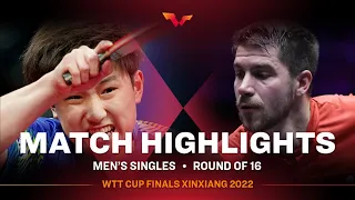 Highlights | Tomokazu Harimoto vs Patrick Franziska | MS R16 | WTT Cup Finals XinXiang 2022