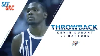 Kevin Durant DOMINATES Against the Toronto Raptors with 51 Points & 7 Threes | Thunder Throwback