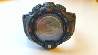 Обзор и настройка часов Casio Pro Trek PRG-270-1E (Review and setting)