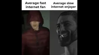 Average fast internet fan vs Average slow internet enjoyer