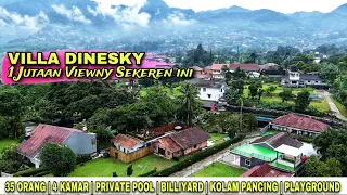 VILLA CUMA 1 JUTAAN SELENGKAP INI FASILITASNYA | Villa murah di puncak bogor | VILLA DINESKY