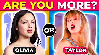 Are You More Like Olivia Rodrigo or Taylor Swift? (Part 2) 🤔Swifties Test🎸