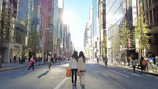 【4K】 Walking Ginza Tokyo Japan (Dec. 2022) | 銀座散歩